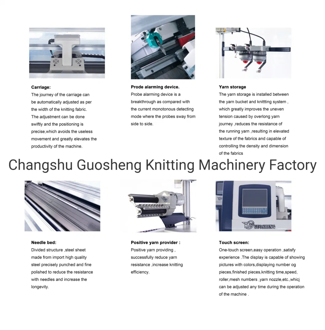 Computerized High Speed Fully Automatic Sweater Flat Knitting Machine